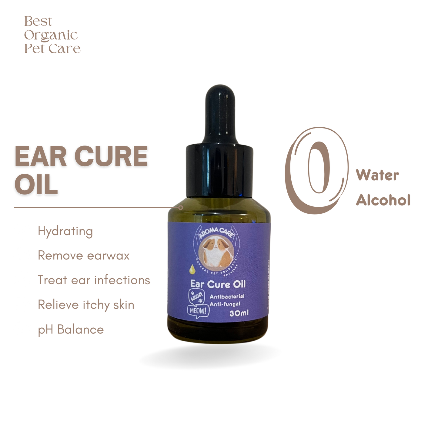 Ear Cure Oil |抗真菌耳蟎潔耳油 (30ml)